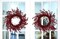 22" Red Rosehip Berry Wreaths - Set of 2, Lifelike Artificial Holiday Décor, Perfect for Front Door, Mantel & Wall - Christmas & Winter Accent - 2024 Christmas Collection, Floral Home by Artificial Flowers
